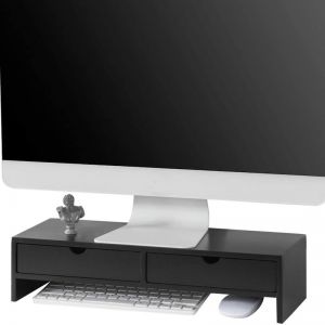 Vikus Desk Organiser & Monitor Stand | Black