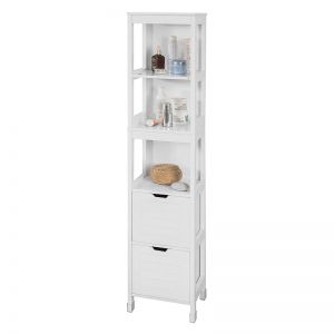 Vikus Freestanding Tall Cabinet | White