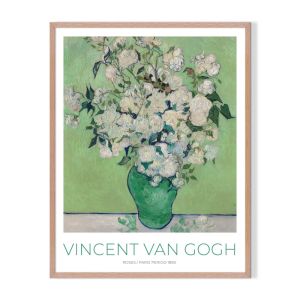 Vincent Van Gogh Roses | Framed Art Print | Artefocus