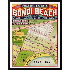 Vintage Bondi Auction 1932 | Framed Art