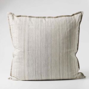Vista Cushion | Sage & White Stripe