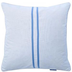 VISTA Twin Stripe Cornflower Blue and White Cushion Cover | 50cm x 50cm
