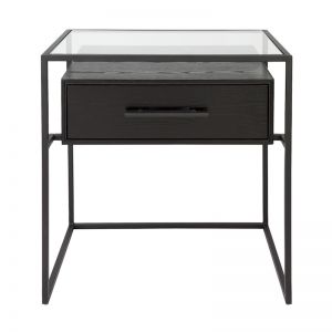 Vogue Bedside Table | Small | Black