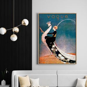 Vogue Ride The Peacock | Shadow Frame Art