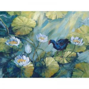 Walking through Lilies by Debbie Parker | Canvas Print | Art Lovers Australia