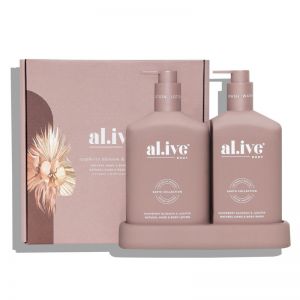 Wash & Lotion Duo + Tray | Raspberry Blossom & Juniper