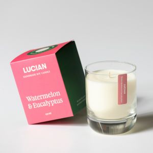 Watermelon & Eucalyptus | Glass Candle
