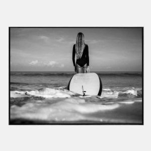 Wave Rider | Framed Canvas Print