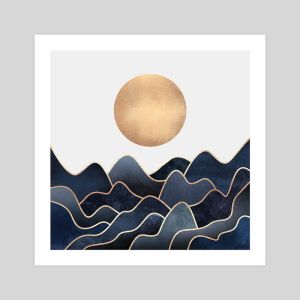 Waves by Elisabeth Fredriksson | Unframed Art Print