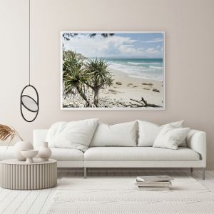 Welcome to Paradise | Framed Canvas Art Print