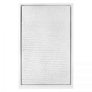 White Ripples | Framed Canvas