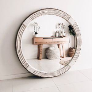 White Sand Rope Mirror