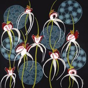 White Spider Orchid | Stretched Canvas Print