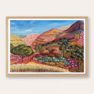 Wildflower Ranges |Abstract Landscape |Unframed Fine Art Print