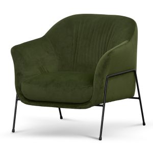 Wiley Fabric Armchair | Juniper Green