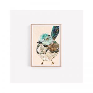 William -| Fairy Wren Bird Art Print