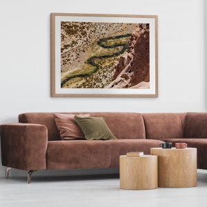 Winding River | Framed Art Print