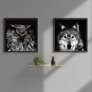 Window To The Soul | Set of 2 | Framed Art Print on Acrylic