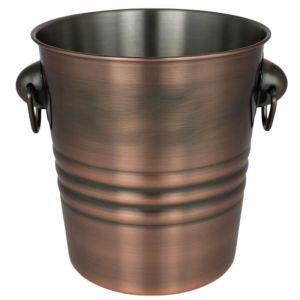 Wine Cooler Ice Bucket | Antique Copper