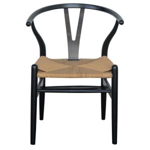 Wishbone Designer Replica Chair | Black Frame | PREORDER