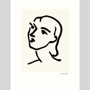 Womans Face | Unframed Art Print