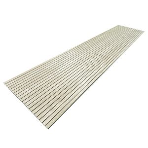 Woodflex Flexible Acoustic Wood Slat Wall Panel, Oak Veneer | 2700mm x 600mm | Slim
