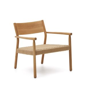 Yalia Armchair | Natural Oak & Rope Seat