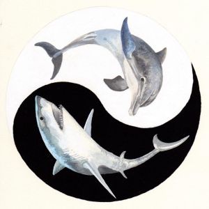 Yin yang 1 | Original Watercolour Artwork