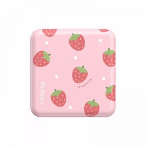 Yoobao Two Output Mini Cube 10000mAh Power Bank - Pink Strawberry