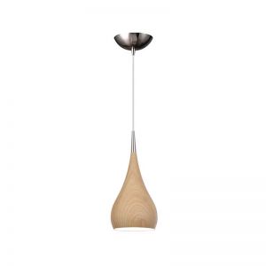 ZARA Bell Shape Pendant Light | Oak Wood