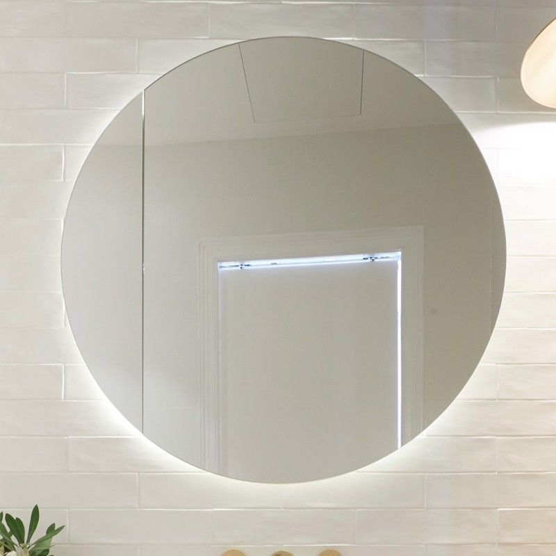 Rifco Cirque Circle Mirror Cabinet, Bathroom Cabinet With Mirror Circle