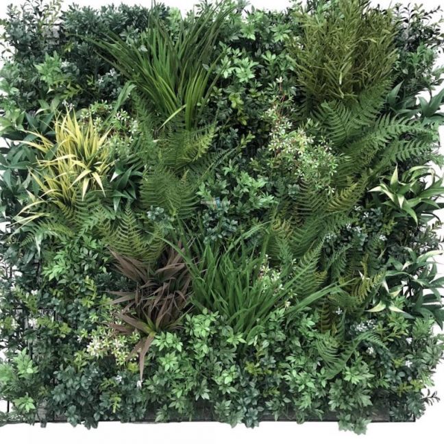 Autumn Greenery Bespoke Vertical Garden | Green Wall UV Resistant 90cm x 90cm