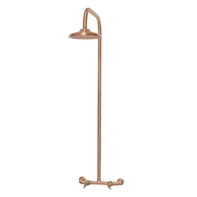 Outdoor Shower Wall Mounted Copper, Copper Outdoor Shower Fittings Australia