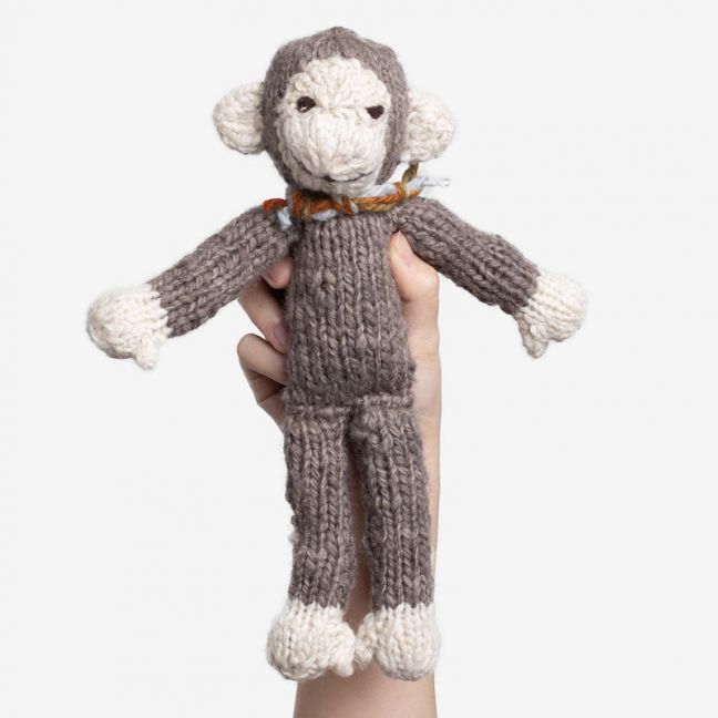 Hand Knitted Monkey | Her Hands