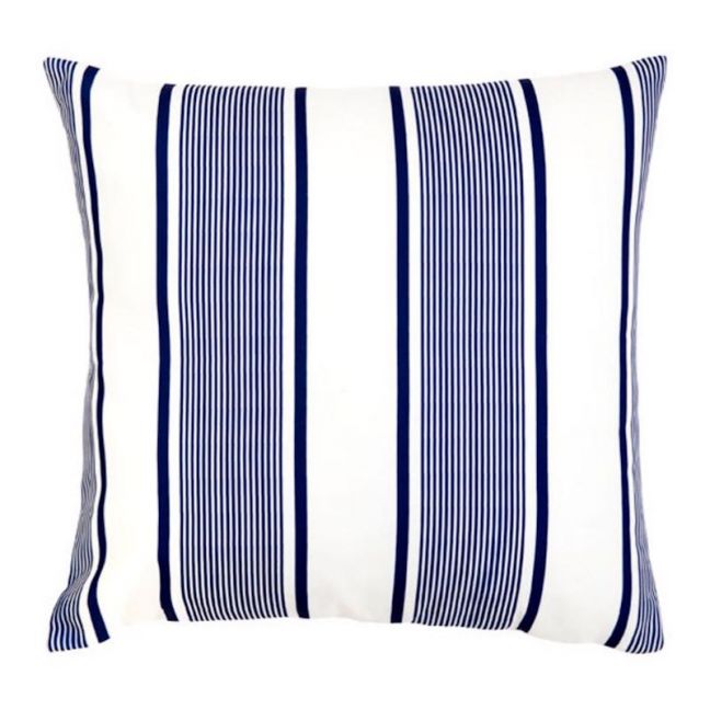 Kai Blue and White Outdoor Cushion | 50x50 cm | Insert Included | Fab Habitat