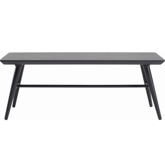 Marrim Bench In Graphite Grey | Modern Furniture