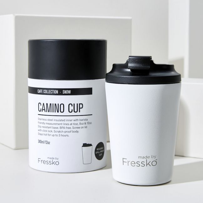 Reusable Cup | Camino White 340ml / 12oz