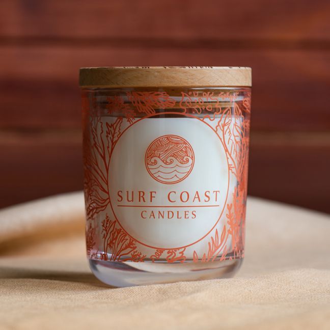 Sea Lace Candle | Citrus Sunrise | Surf Coast Candles