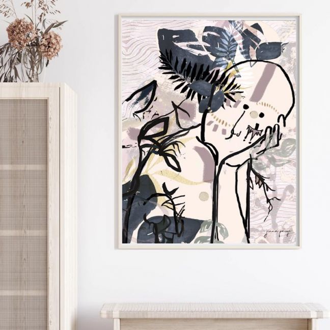 Tropical Queen | Art Print Framed or Unframed | by Jenna Paige