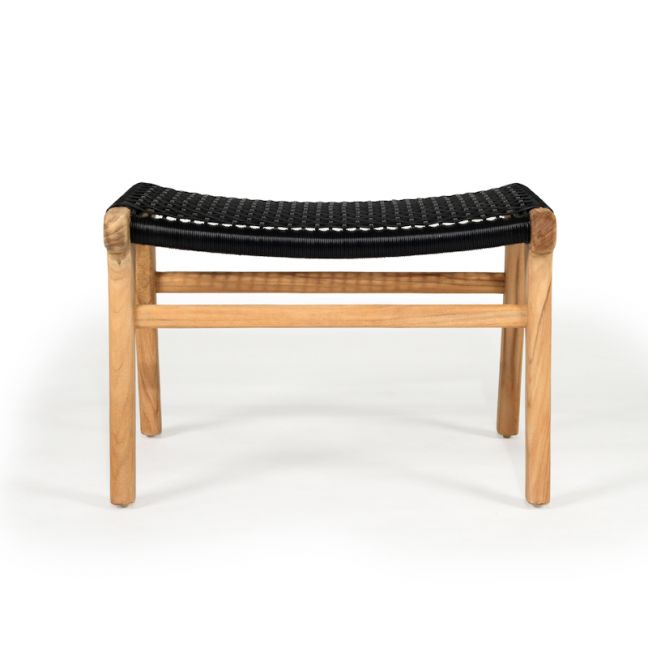 Zen Lazy Chair Ottoman | Black