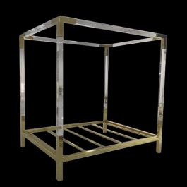 Empress Lucite Acrylic King Size 4 Post, 4 Post King Bed Frame